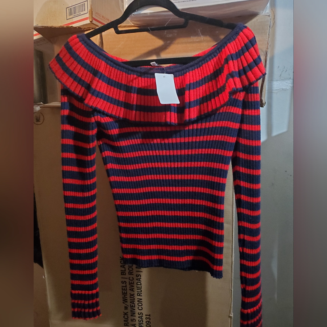 Nwt 495 Mgsm Striped Top